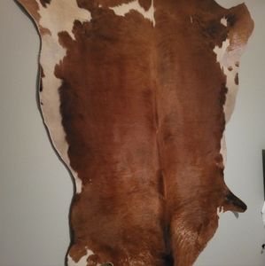 Authentic large cowhide rug